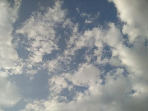 Cloud shapes in the sky Stock Photos