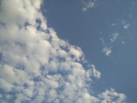 Cloud shapes in the sky Stock Photos