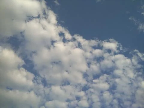 Cloud shapes in the sky Stock Photos