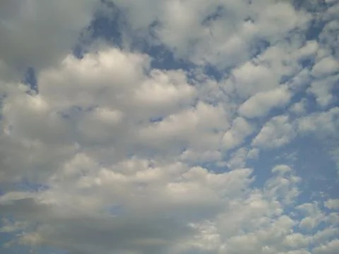 Cloud shapes in the sky Stock Photos