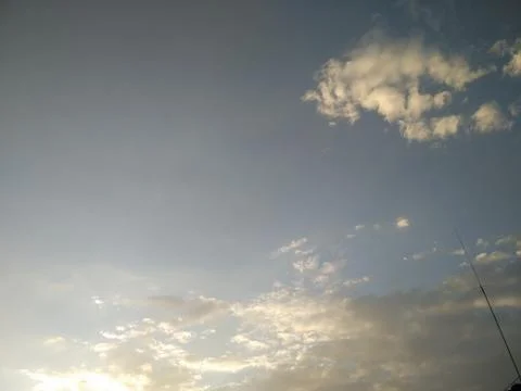 Cloud shapes in the sky Stock Photos