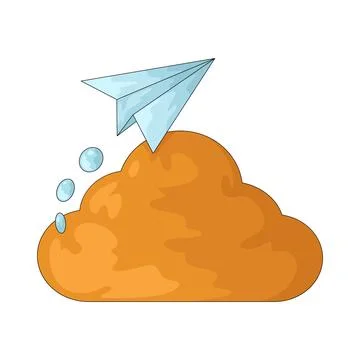 Cloud share illustration Stock Illustration