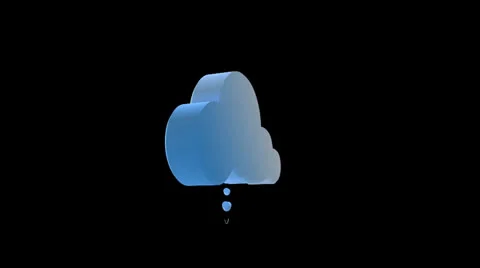 Cloud sharing concept animation. Matte included. Stock Footage 22498571