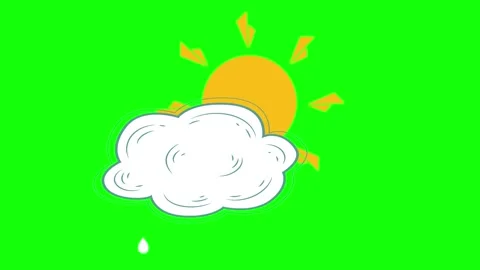 Cloud Shining Motion Graphic Overlay Stock Footage 341336999