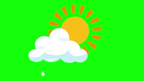 Cloud Shining Transparent Background Animation Stock Footage 341337521