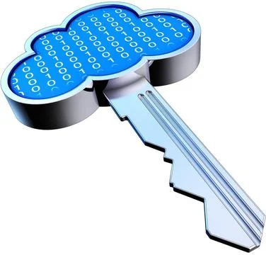 Cloud sicherheit high resolution rendering of a safety cloud computing con... Stock Photos