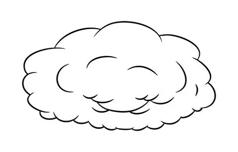 Cloud silhouette vector symbol icon design. Stock Illustration