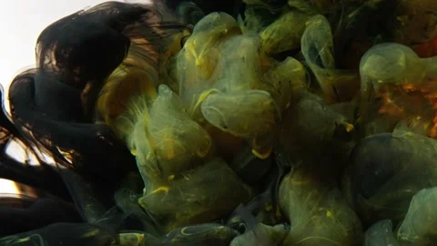 Cloud of silky ink in water Stock Footage 194037273