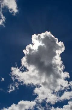 Cloud with silver lining Stock Photos
