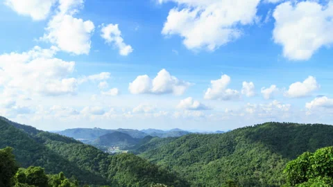 Cloud, sky and Mountains Stock Footage 296283105