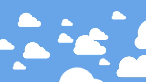 Cloud Sky Animation Stock Footage 231906210