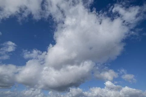 Cloud sky background , Mallorca, Balearic Islands, Spain Stock Photos