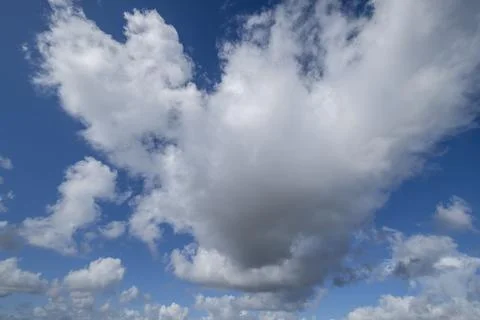 Cloud sky background , Mallorca, Balearic Islands, Spain Stock Photos