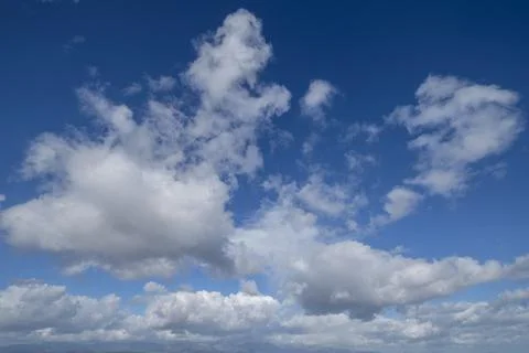 Cloud sky background , Mallorca, Balearic Islands, Spain Stock Photos
