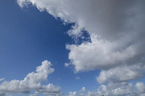 Cloud sky background , Mallorca, Balearic Islands, Spain Stock Photos