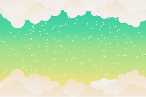 Cloud sky background.Cloud flat.llustration vector.vector illustration Stock Illustration