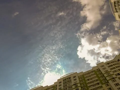 Cloud sky building exterior built structure Architecture Low angle view Foto stock