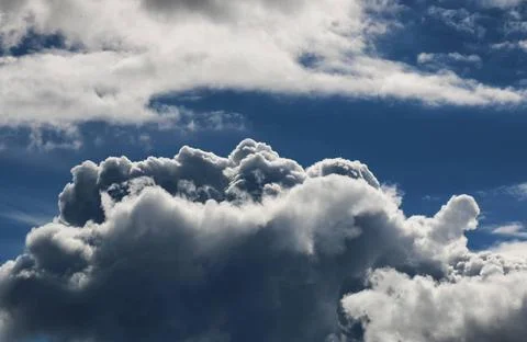 Cloud sky dark big various objects of the summer season in the best of thi... Foto stock