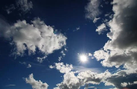 Cloud sky dark big various objects of the summer season in the best of thi... Foto stock