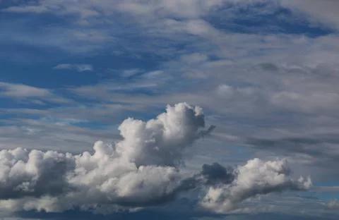 Cloud sky dark big various objects of the summer season in the best of thi... Foto stock