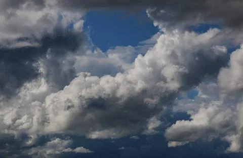 Cloud sky dark big various objects of the summer season in the best of thi... Foto stock