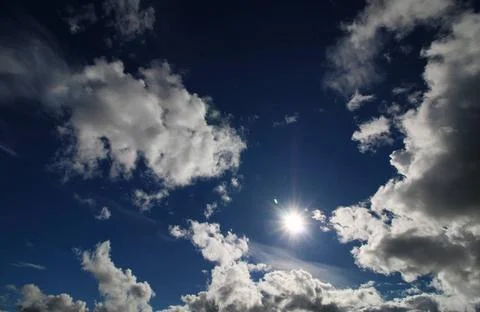 Cloud sky dark big various objects of the summer season in the best of thi... Foto stock