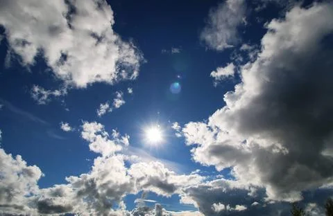 Cloud sky dark big various objects of the summer season in the best of thi... Foto stock