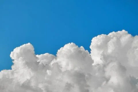 Cloud on sky fluffy cloud on blue sky with copy space Copyright: xZoonar.c... Stock Photos