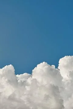 Cloud on sky fluffy cloud on blue sky with copy space Copyright: xZoonar.c... Foto stock