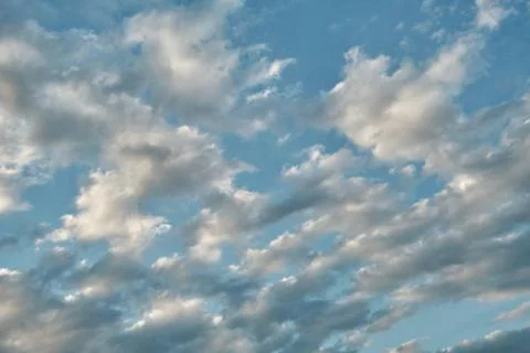 Cloud on sky fluffy clouds on blue sky with copy space Copyright: xZoonar.... Foto stock