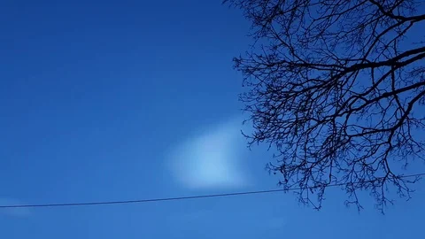 Cloud in the sky Stock Footage 124925733