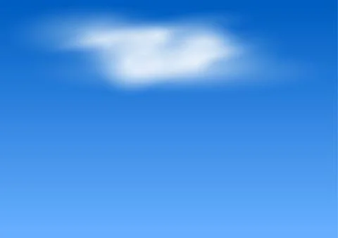 Cloud in the Sky Stock Illustration