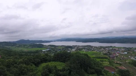 Cloud sky over the mountains Video stock 310216025