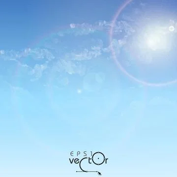 Cloud, Sky Painted Background Cloud, Sky Painted Background. Vector Illust... Stock Photos