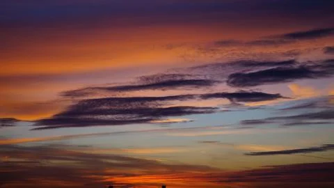 Cloud, sky in  the spring 5 Stock Photos