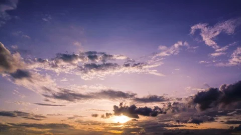 Cloud sky time lapse 4K resolution video Stock Footage 92194271