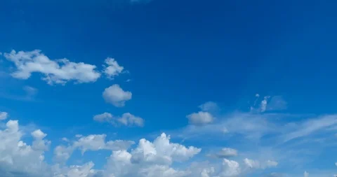Cloud sky time lapse , cloud moving and sun light 4K resolution video Stock Footage 90626027