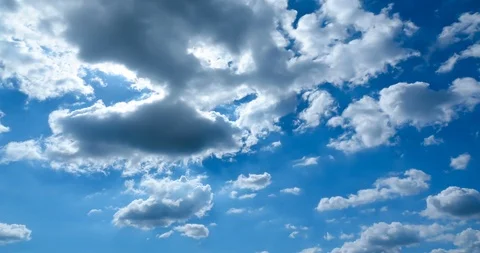 Cloud sky time lapse , cloud moving and sun light 4K resolution video Stock Footage 90626100