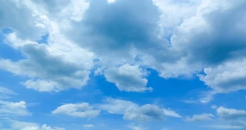 Cloud sky time lapse , cloud moving and sun light 4K resolution video Stock Footage 90626833