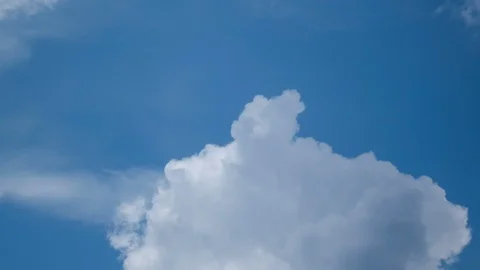 Cloud sky time lapse , cloud moving and sun light 4K resolution video Stock Footage 93285831