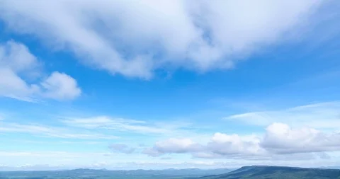 Cloud sky time lapse , cloud moving and sun light. Stock Footage 95084432