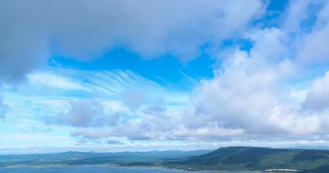Cloud sky time lapse , cloud moving and sun light. Stock Footage 95084723