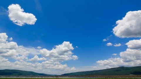 Cloud sky time lapse , cloud moving and sun light 4K resolution video Stock Footage 108695712