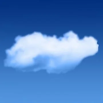 Cloud in sky. Vector イラスト素材