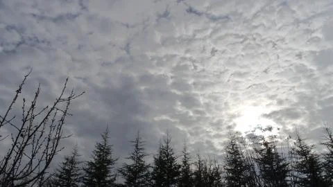 Cloud sky wallpaper background Stock Photos