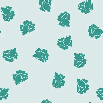 Cloud smell glyph seamless pattern Stockillustratie