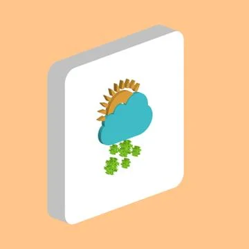 Cloud snow computer symbol イラスト素材