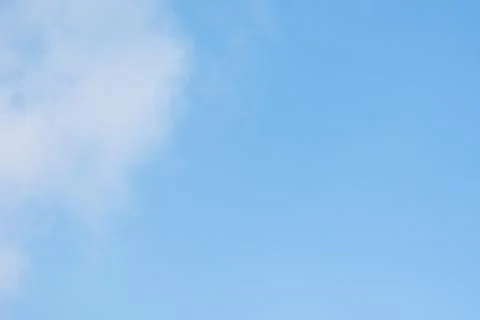 Cloud with soft blue sky background and texture with empty copy space Stock Photos