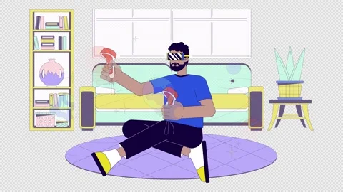 Cloud software development line 2D animation Stock Footage 270060875