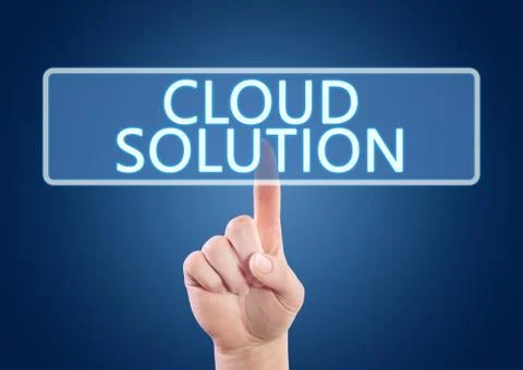 Cloud solution イラスト素材